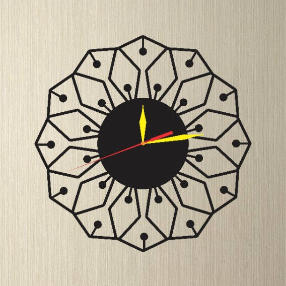 Decorative Round Quartz Movement Acrylic Wall Clock