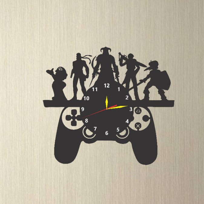 Gaming Handle Model Wall Clock, Specially Designed For Kids Room