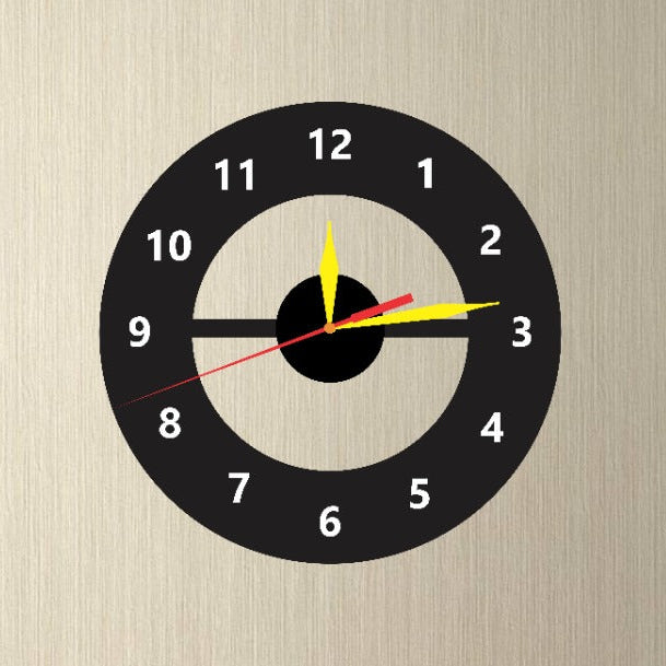 DYO Modern Simple Acrylic Wall Clock, 14 Colors Silent Quartz Clock