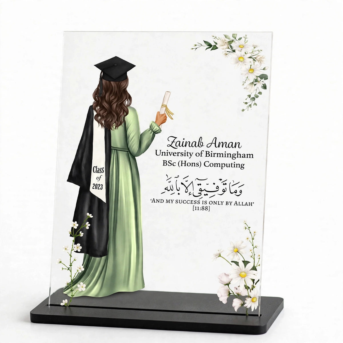Customized Acrylic Table Sign - 6x8 Inches | DYO