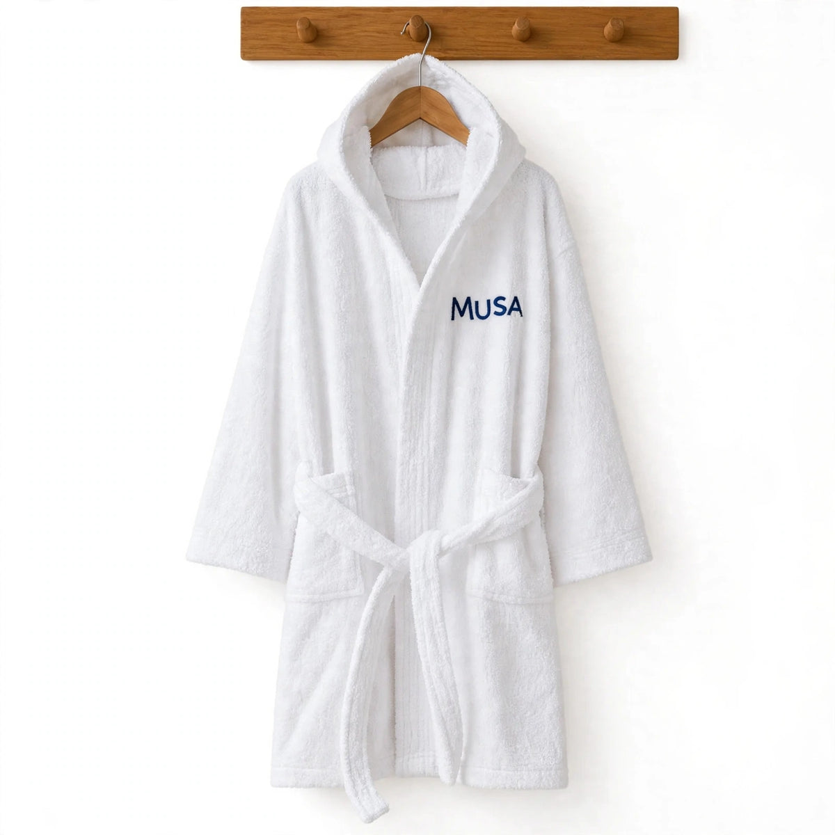 Customized Embroidered Name Bathrobe for Kids – Personalized Children’s Bath Robe | Custom Name Gift for Kids