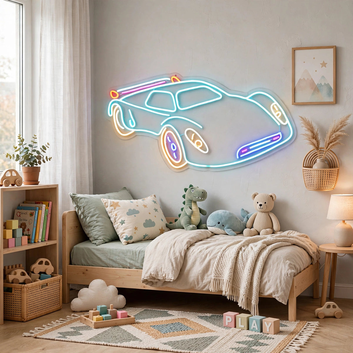 Custom LED Neon Light Sign – 3x2 Feet | Personalized Name & Message | Pakistan