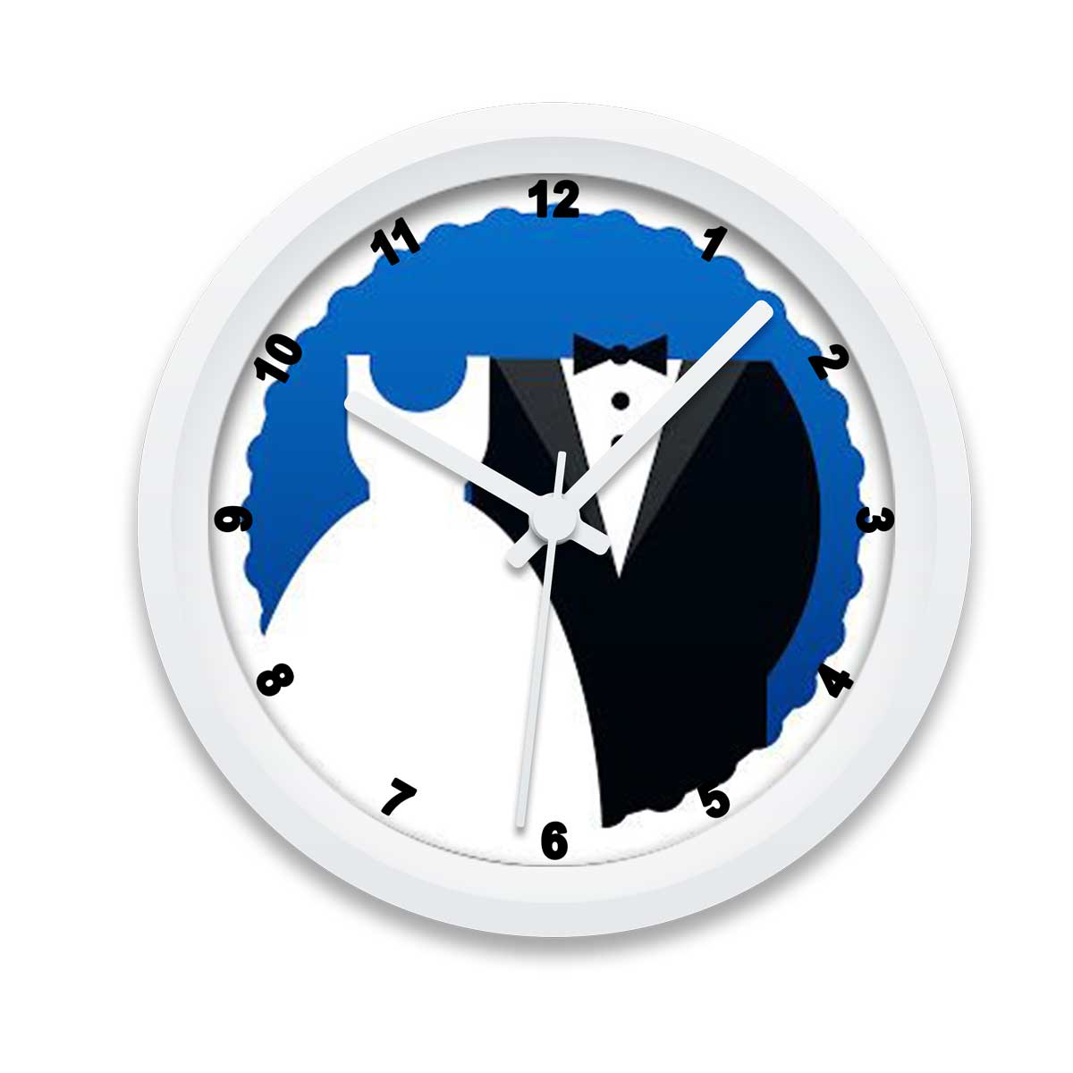 Bride Groom Wedding Gift Wall Clock