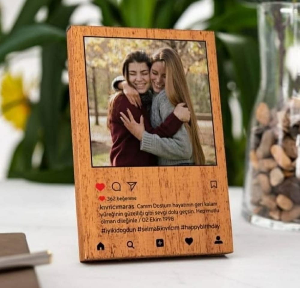 Customized Wooden Picture Frame (5x7) (Design Your Own)