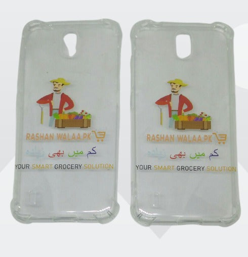 Printed Mobile Cover in Transparent Back Ground With TPU Bumper Cover