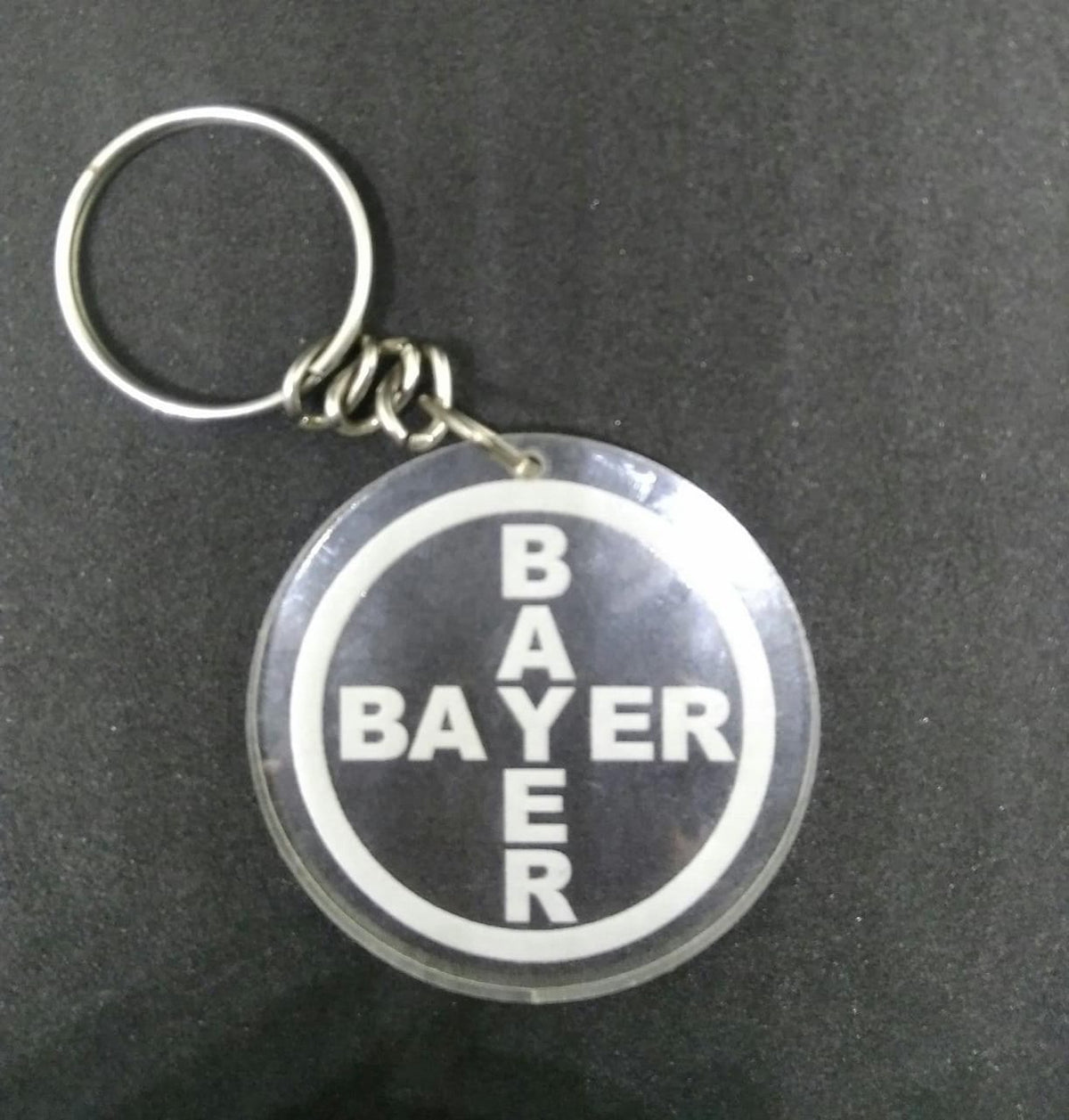 Custom Transparent Acrylic Printed Round Keychain, Logo, Name Printed