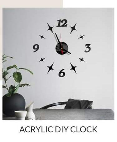 Design Your Own Star DIY Acrylic Wall Clock
