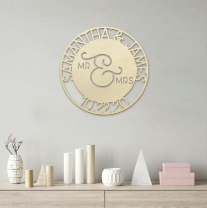 Custom Name Wooden Wall Sign