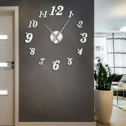 Numerical hearts DIY 3D Acrylic Wall Clock