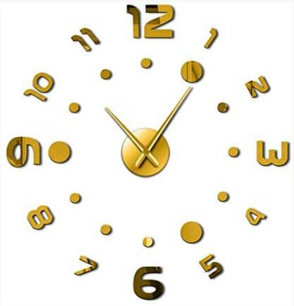 Bubble Numbers DIY 3D Acrylic Wall Clock