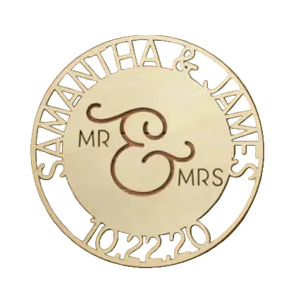 Custom Wooden Personalized Name Wall Sign