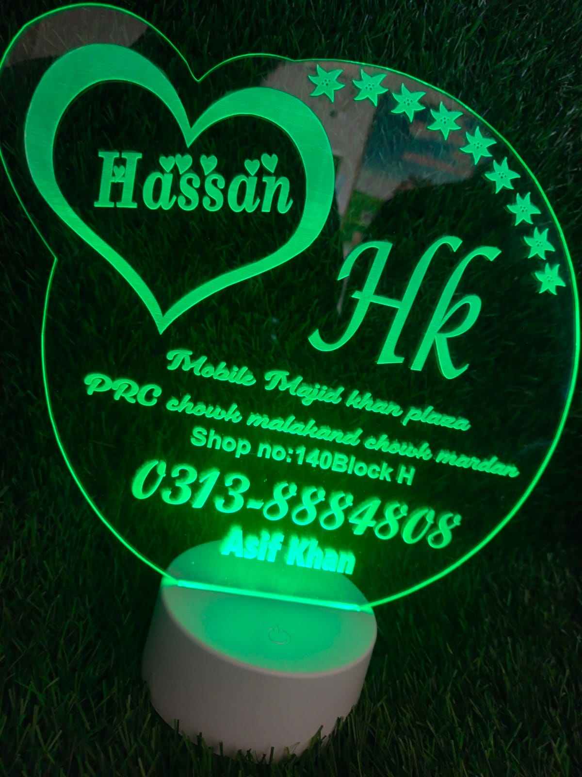 Personalized LED Gift Night Lamp