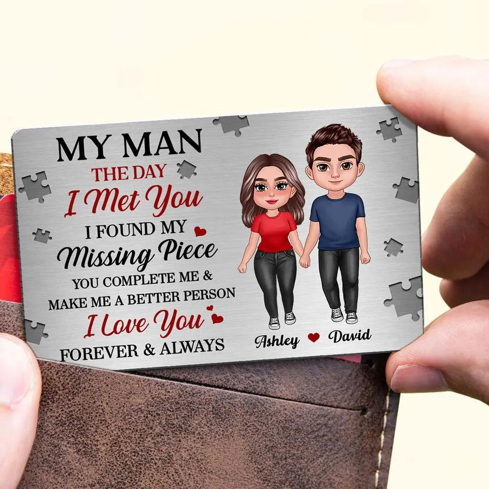 Custom Metal Acrylic Printed Wallet Card - Silver