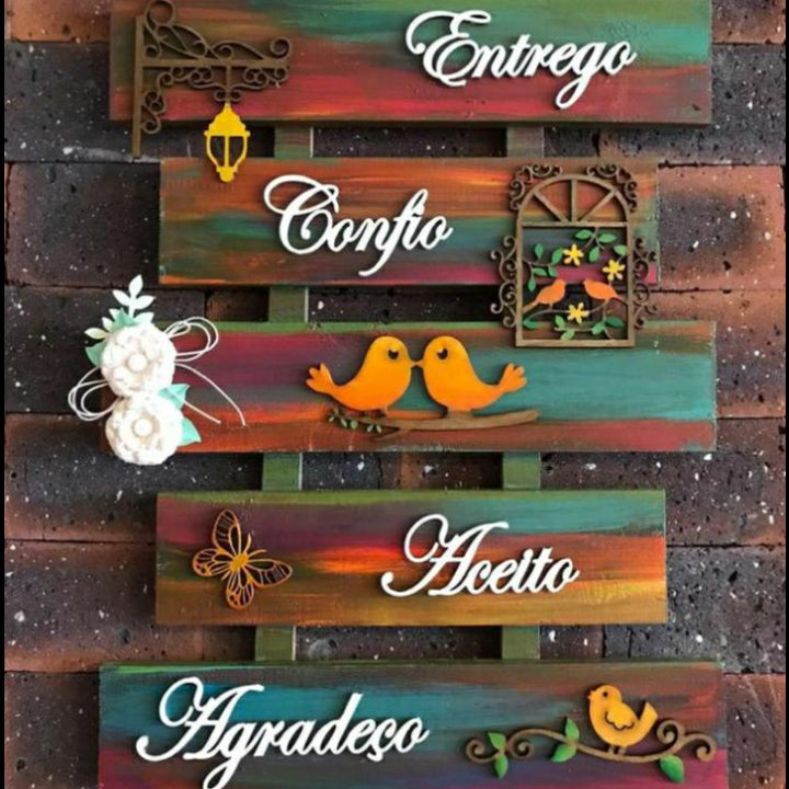 Personalized Your Own Solid Wooden House Name Plate