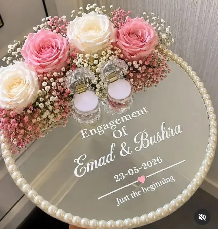 Buy Customized acrylic engagement ring tray Online at Best Price in Pakistan