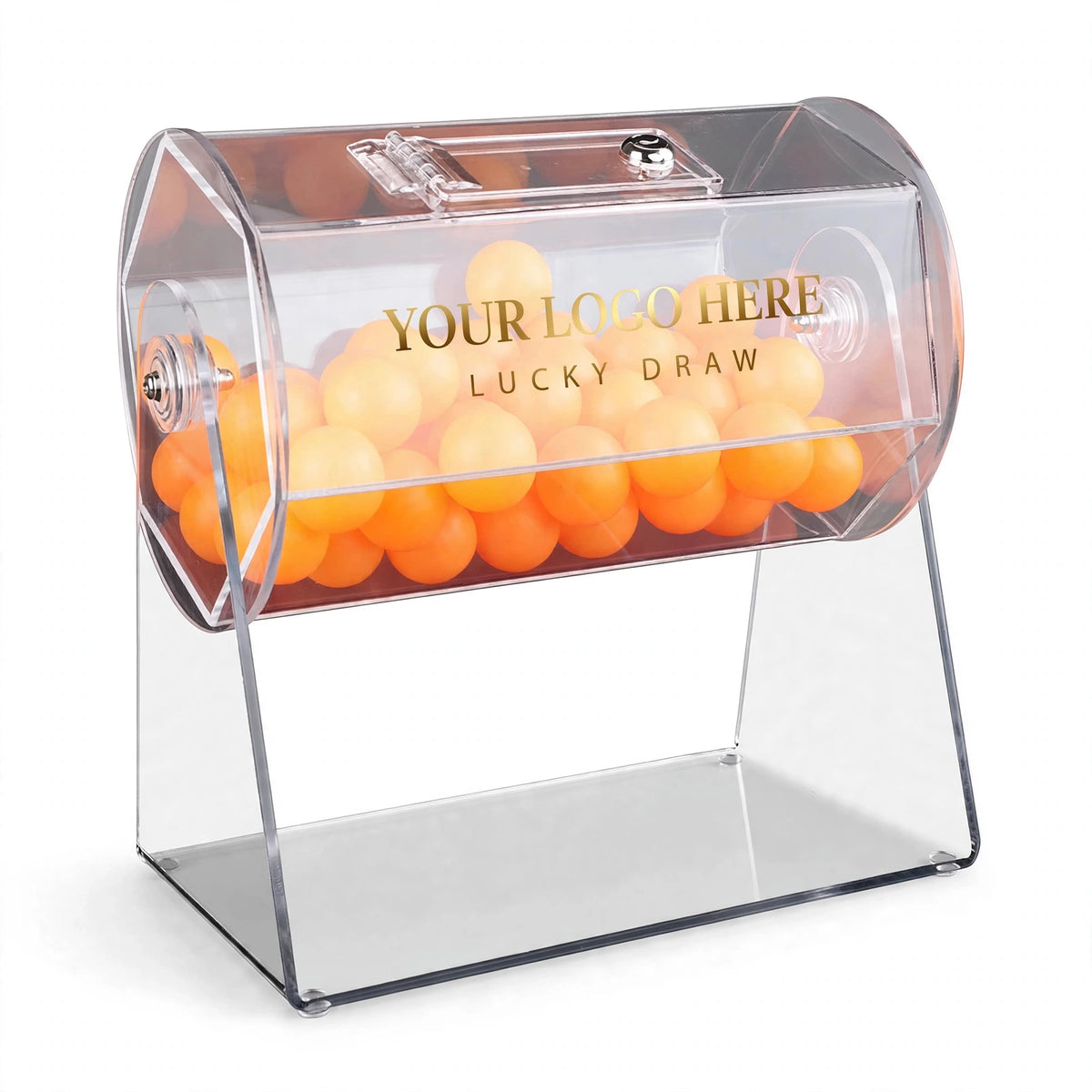 360Β° Rotating Acrylic Customized Lucky Draw Box