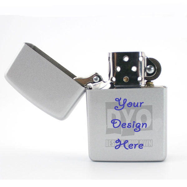 Design Your Own Cigarette Lighter - Silver