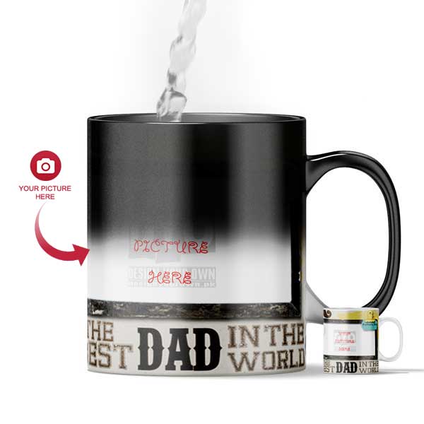 The Best Dad In The World Magic Color Changing Gift Mug