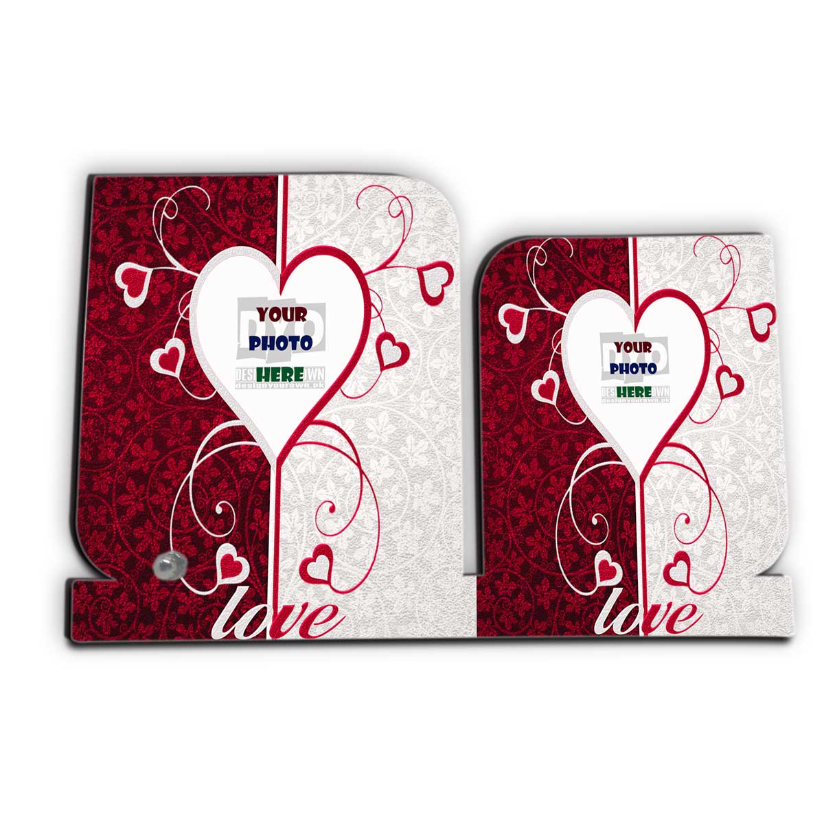Love Wooden Sheet Personalized Photo Frame