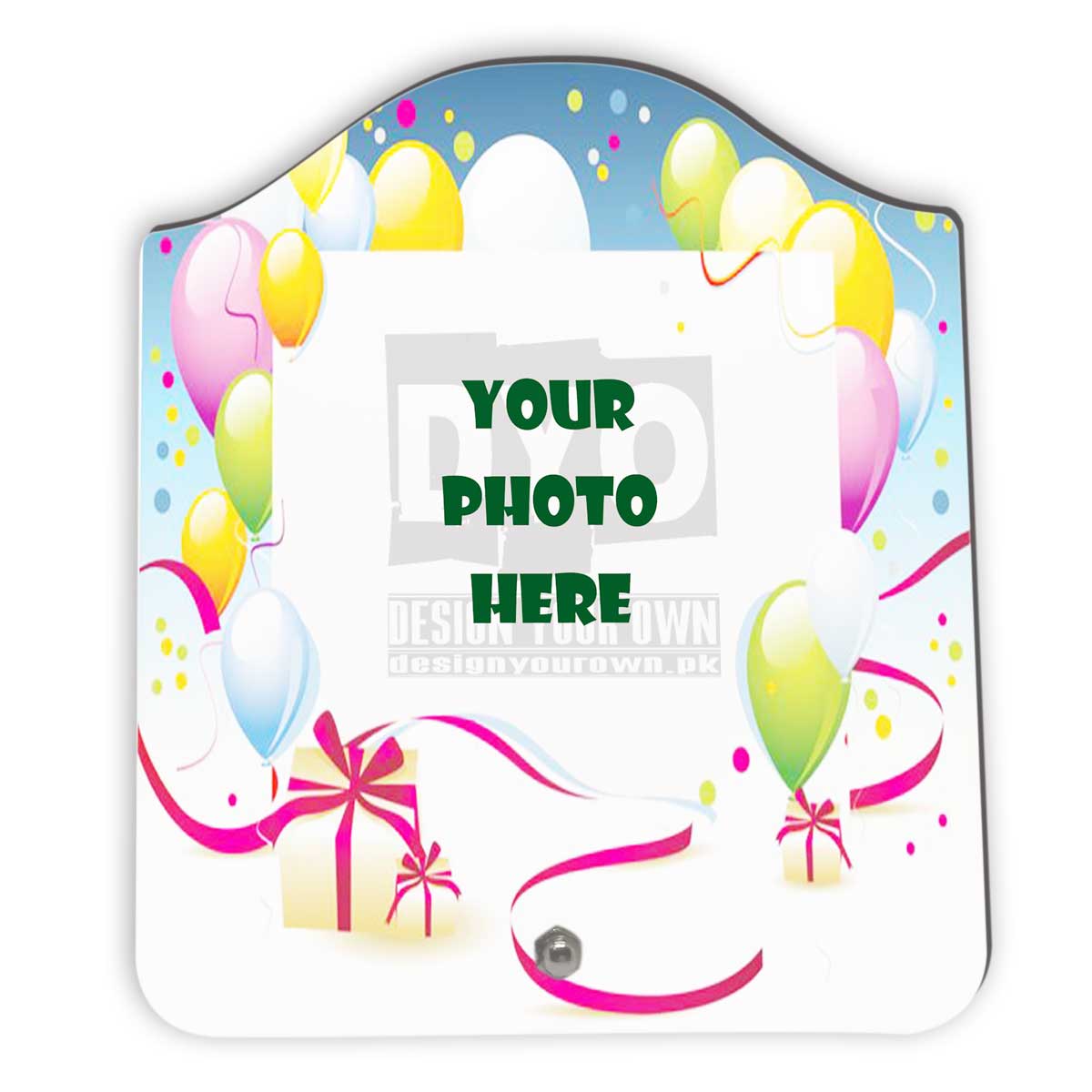 Happy Birthday Gift Custom Wooden Sheet Photo Frame (FR-02-HBD-03)