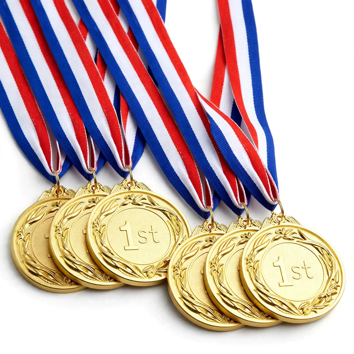 Personalized Gold Medal with Ribbon β 1st Place Sports & School Award | Pakistan