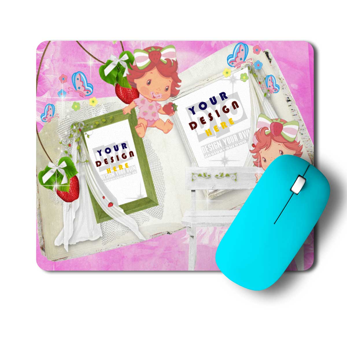 Customized Strawberry Shortcake Mouse Pad