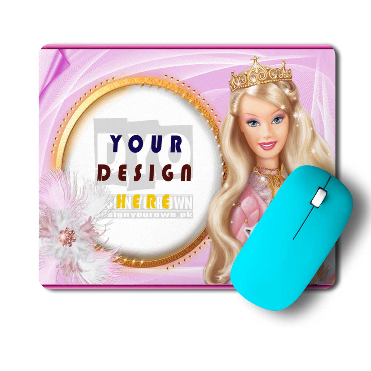 Barbie Queen Gift Mouse Pad For Here