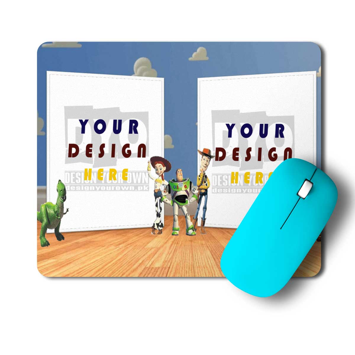 Toy Story Multiple Photos Customized Mouse Pad