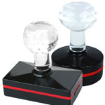 Personalized your own Logo Self inking Rubber Stamp Customized Photosensitive ink Stamp - Square