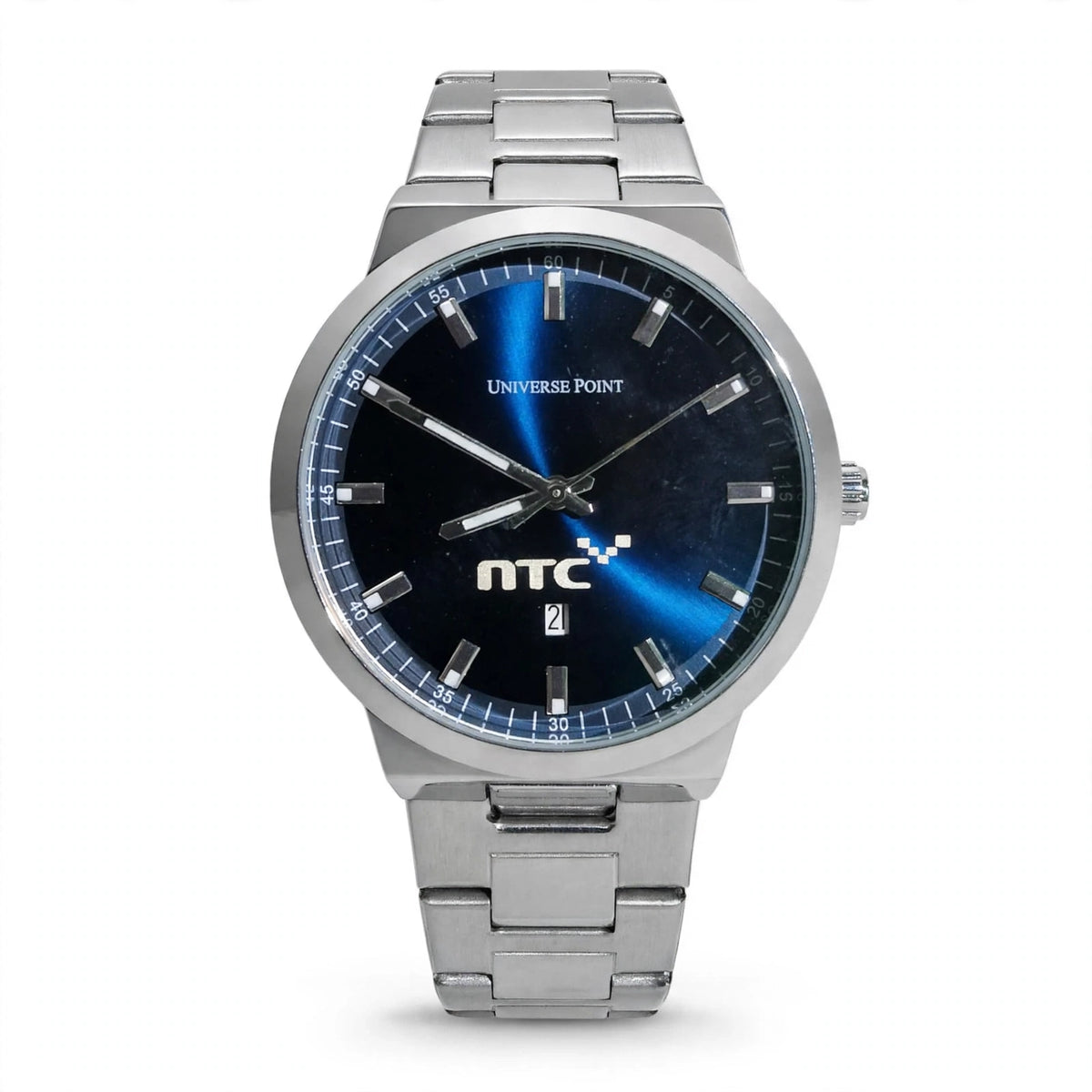 Premium Metal Chain Hand Watch – Silver