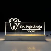 Customized LED Lamp - Table Name Plate - 12x6 inches