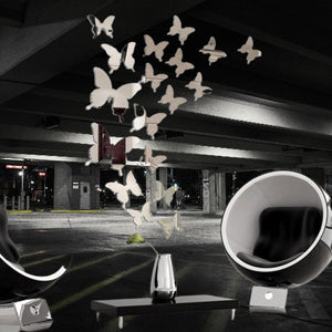 Personalized Butterfly Wall Decal Acrylic Stickers, (16 Pcs) Removable For Home Decor