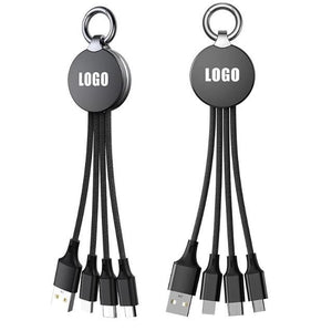 3-in-1 Customized Multifunctional Charging Cable – Personalized Fast Charging Cable