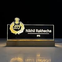 Customized LED Lamp - Table Name Plate - 12x6 inches