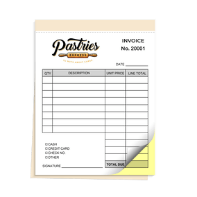 Design Your Own Custom Invoice Book