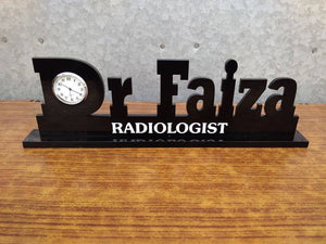 Customized Name Clock