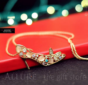 Shoe Necklace with Chain
