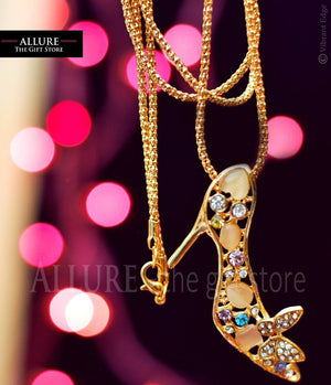 Shoe Necklace with Chain