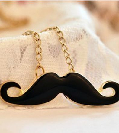 Mustache Necklace