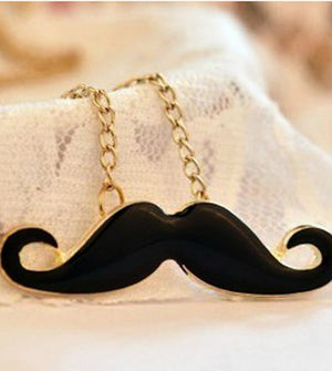 Mustache Necklace