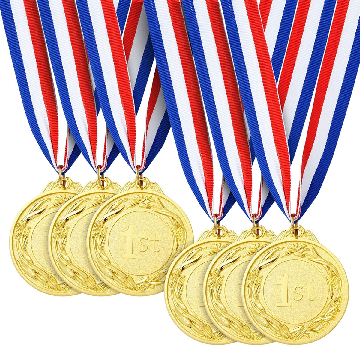 Customiseable Embossed Award Medal - Gold