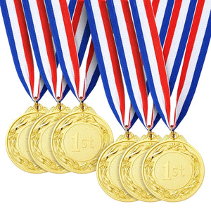 Customiseable Embossed Award Medal - Gold