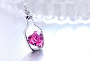 Bottle Heart Necklace