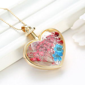 Dried Flower Necklace