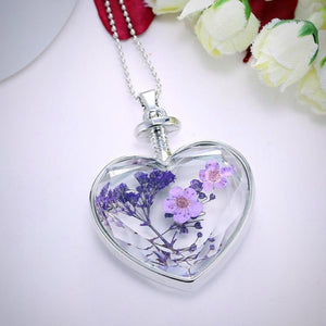 Dried Flower Necklace