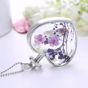 Dried Flower Necklace