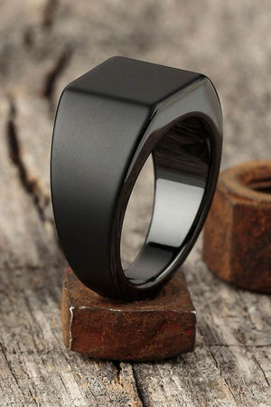Titanium Square Ring