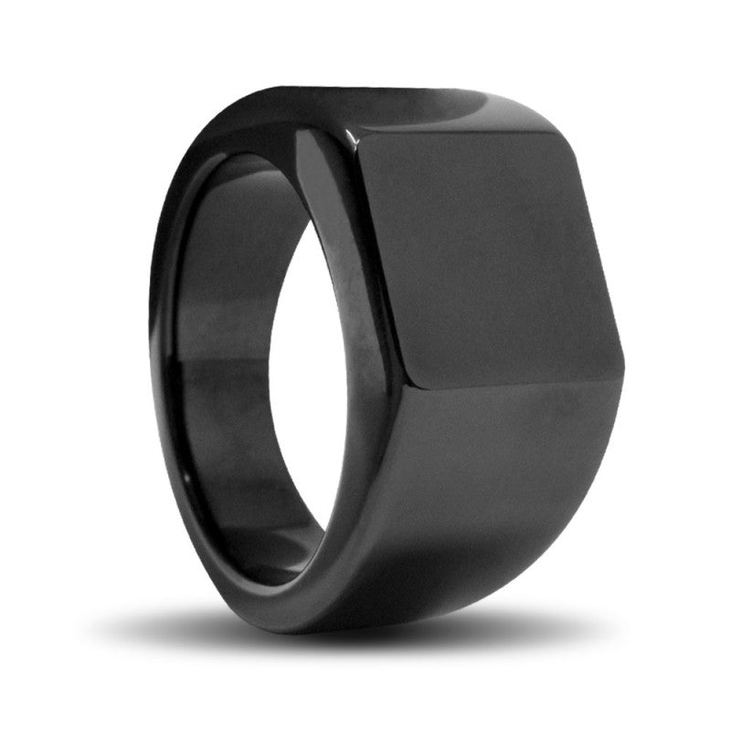 Titanium Square Ring