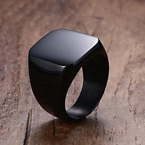 Titanium Square Ring