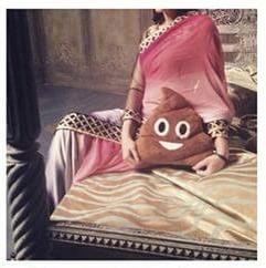 Famous POO Pillow